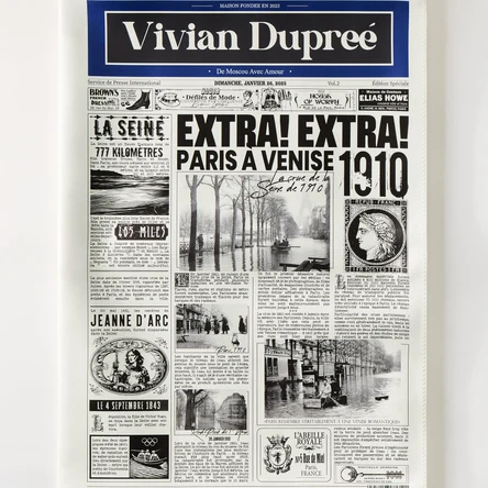 Сумка-газета «Париж в Венеции