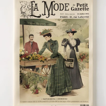 Сумка-газета «Мода XIX века»